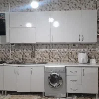 کابینت با هود و سینک|مصالح و تجهیزات ساختمان|اسفرورین, |دیوار