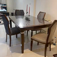 میز و صندلی ۴ نفره کاملا نو