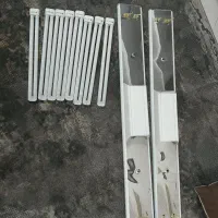 دو عدد قاب مهتابی + ۸ عدد لامپ