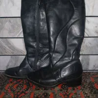 پوتین ساق بلند زنانه چرم اصل سایز ۳۷