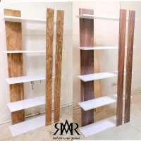 قفسه کتاب و دکوری B03 ام دی اف و چوبی|کتابخانه، شلف، قفسه‌های دیواری|ارومیه, |دیوار