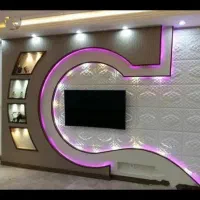 گچ کاری ،نور مخفی،گچ بری،گچ و خاک ،خرده کاری|خدمات پیشه و مهارت|رباط‌کریم, رباط‌کریم|دیوار