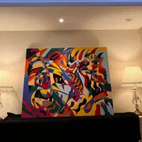 تابلو رنگ روغن جذاب و زیبا|تابلو، نقاشی، عکس|اصفهان, جلفا|دیوار