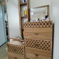 تخت و میز آرایش ام دی اف