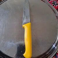 چاقو تیغه محکم و تیز کار دست استاد حیدری