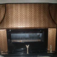 بخاری گازی بزرگ طرح شومینه ارامش