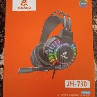 هدست گیمینگ JH730 با سیم USB 7.1 RGB