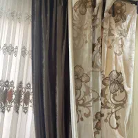 والان پرده مخمل زره دار