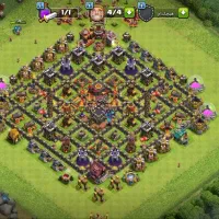 اکانت کلش آف کلنز تاون ۱۰