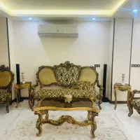 مبلمان استیل و میز ناهارخوری ۸نفره