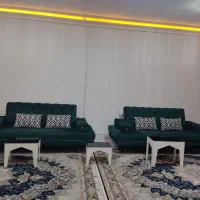 مبل سلطنتی در حد نو و تختخواب شو|مبلمان خانگی و میز عسلی|کوهدشت, |دیوار