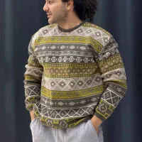 بافت یقه اسکی و گرد در ۶ رنگ|لباس|میانه, |دیوار