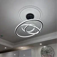 تولیدی لوستر ۳ حلقه مدرن ریموت دار