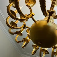 لوستر برنز|لوستر و چراغ آویز|تبریز, |دیوار