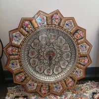 ساعت دیواری خاتم کاری