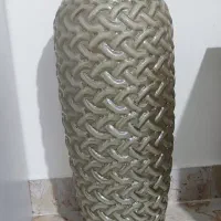 گلدان کنارسالنی شیشه ای بسیارشیک|صنایع دستی و سایر لوازم تزئینی|رباط‌کریم, رباط‌کریم|دیوار