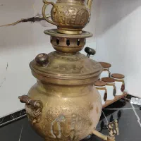 سماور زغالی جنس برنج