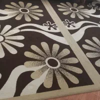 دو تخته فرش ۶متری فانتزی|فرش|لشت نشا, |دیوار