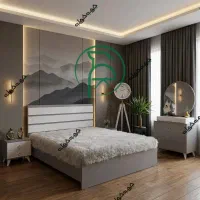 سرویس خواب الینا تخت دو نفره تشک. تخت خواب