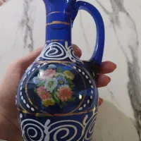 گلدان آبی بسیار قدیمی