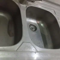 سینک دو لگنه ترکیه ای آروما سالم|آب‌چکان و نظم‌دهنده ظروف|کرج, شاهین‌ویلا|دیوار