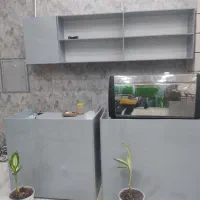 میز و باکس چوبی