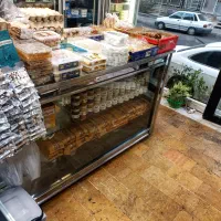 ویترین مغازه استیل