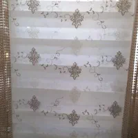 پرده زبرا و گیپور و توری|پرده، رانر، رومیزی|تهران, امام زاده عبدالله|دیوار