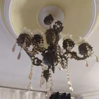 یک جفت لوستر ۳شاخه ۶شعله و یک تک شاخه