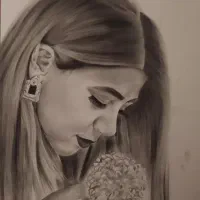 سفارش تابلو چهره سیاه قلم|تابلو، نقاشی، عکس|اصفهان, جاوان|دیوار