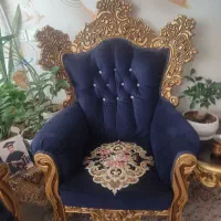 مبل سلطنتی جنس چوب جنس پارچه شانل|مبلمان خانگی و میز عسلی|صدرا-فارس, فاز ۱|دیوار