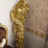 ساعت طرح طاووس فایبر گلاس