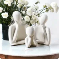 مجسمه ست خانواده مجسمه آغوش همدم|مجسمه، تندیس، ماکت|قم, آذر (نکویی)|دیوار