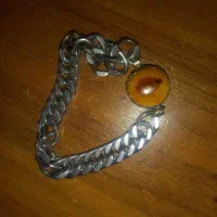 دسبند نقره ی کهربا با اصالت|جواهرات|زنجان, |دیوار