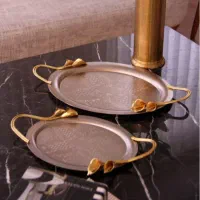سینی دسته ارکیده|ظروف سرو و پذیرایی|تهران, شوش (باغ آذری)|دیوار