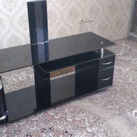 میز تلوزیون خارجی.مارک سونی تمپرد گلس|میز تلویزیون|مشهد, حجاب (شهرک غرب)|دیوار