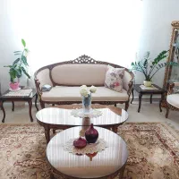 مبلمان کلاسیک استیل سه گل