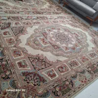 فرش۹متری ۱۲۰۰شانه طرح حوض نقره|فرش|شریفآباد, |دیوار