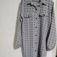 دو تا مانتو نو و شلوار چرم نو