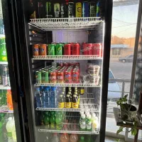 یخچال ایستاده ویترینی عرض 70 مشکی و سفید|فروشگاه و مغازه|یزد, |دیوار