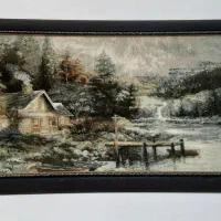 تابلو بزرگ ترمه ترکیه