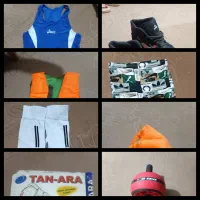 کتونی و دوبنده کشتی ،مایو و جلیقه شنا، ساق فوتبال