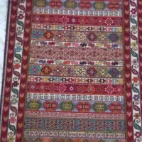 دو عدد گلیم فرش دست بافت