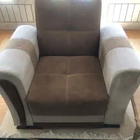 مبل تخت خواب شو هشت نفره|مبلمان خانگی و میز عسلی|مبارکه, |دیوار