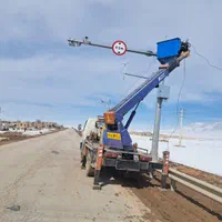 جرثقیل بالابر سبد دار