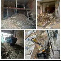 تخریب با اکیپ جوان مجرب بازسازی سفت کاری سیمانکاری
