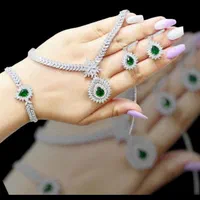 سرویس نقره کامل گوشواره نقره تمام نقره باساعت نقره|بدلیجات|تبریز, |دیوار