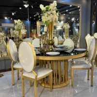 صندلی فلزی تالاری/باغ تالاری/رستورانی مدل کیاران