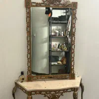 آیینه شمعدان برنج