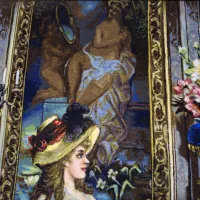 تابلو فرش دستبافت|تابلو فرش|خزل, |دیوار